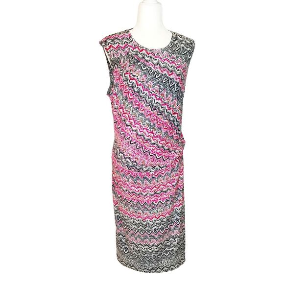 Nic + Zoe Spiced Up Twist Sheath Dress Sleeveless Scoop Neck Size 1X - Picture 1 of 8